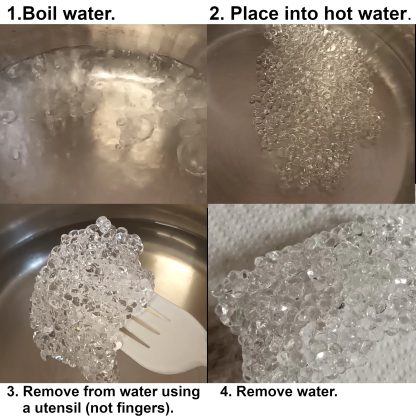 Eparency Reusable casting / moulding plasic clay Clear 100g - Image 2
