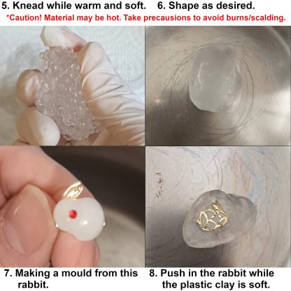 Eparency Reusable casting / moulding plasic clay Clear 100g - Image 3