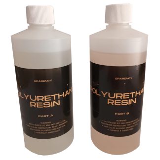 Eparency Polyurethane Hard Casting Resin Clear Non Yellowing Shore D88: 1L