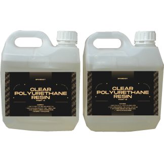Eparency Polyurethane Hard Casting Resin Clear Non Yellowing Shore D88: 4L