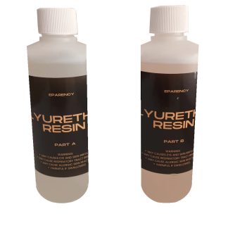 Eparency Polyurethane Hard Casting Resin Clear Non Yellowing Shore D88: 500ml
