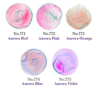 ZIG Kuretake Gansai Tambi 'Granulating Colours' 5 set + 1 empty pan - Image 3