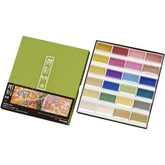 ZIG Kuretake Gansai Tambi 24 Metallic colour set