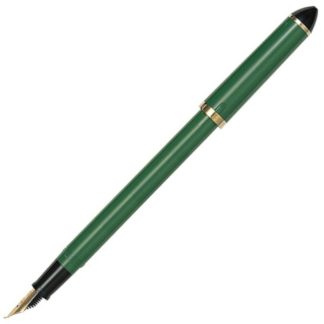 Sailor Fude DE Mannen Fountain Pen : Green - Nib angle 55° (New Package)