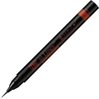 ZIG Kuretake Ultra fine tip brush pen : Ai liner Brown