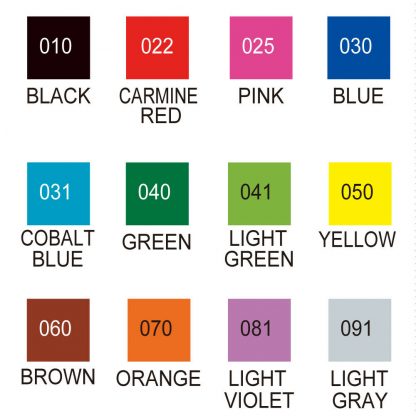 ZIG Kuretake Clean Colour Real Brush 12 Colour set - Image 3