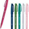 Pentel Fude Touch sign brush pen 6 colour set B - Image 2