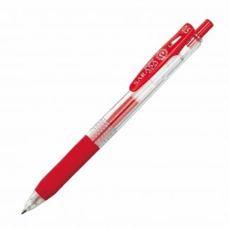 Zebra SARASA Clip Ballpoint Gel ink pen 0.5mm Red