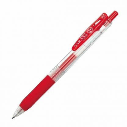 Zebra SARASA Clip Ballpoint Gel ink pen 0.5mm Red