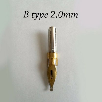 Calligraphy pen nib - Choice of 3 types / 7 sizes  made from Steel and Brass - Image 13