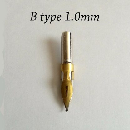 Calligraphy pen nib - Choice of 3 types / 7 sizes  made from Steel and Brass - Image 12