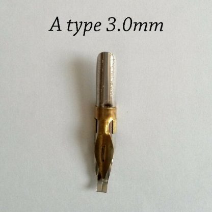 Calligraphy pen nib - Choice of 3 types / 7 sizes  made from Steel and Brass - Image 9