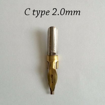Calligraphy pen nib - Choice of 3 types / 7 sizes  made from Steel and Brass - Image 18