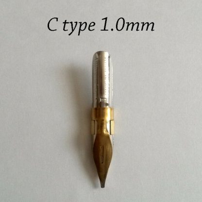 Calligraphy pen nib - Choice of 3 types / 7 sizes  made from Steel and Brass - Image 17