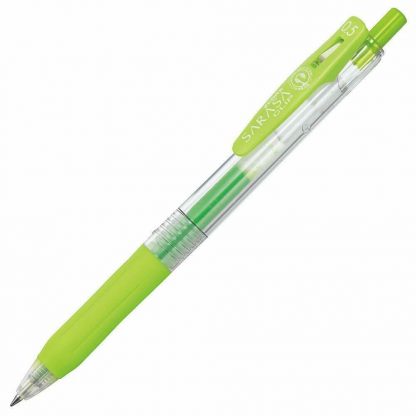 Zebra SARASA Clip Ballpoint Gel ink pen 0.5mm Light Green