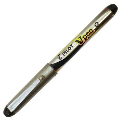 10 x PILOT V Pen Disposable Fountain Pen - Black - Medium size nib - Image 3