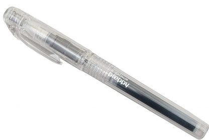 Platinum Preppy Fountain Pen Crystal (Clear body) 0.3mm Fine tip - Image 4
