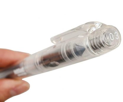 Platinum Preppy Fountain Pen Crystal (Clear body) 0.3mm Fine tip - Image 5