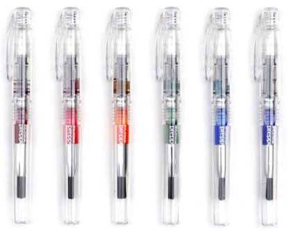 Platinum Preppy Fountain Pen Crystal (Clear body) 0.3mm Fine tip - Image 2
