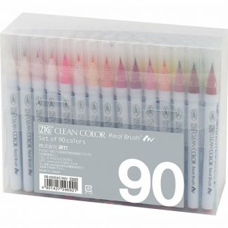 ZIG Kuretake Clean Colour Real Brush 90 Colour set