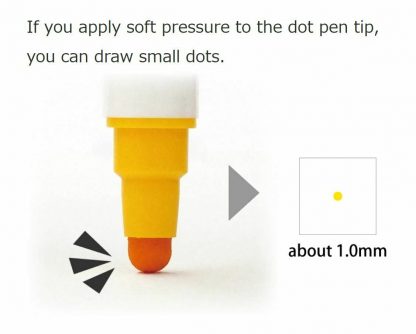 ZIG Kuretake Clean colour DOT Single Mild colour set (6/pk) - Image 5