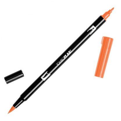 Tombow Dual Brush Red 885 Warm Red