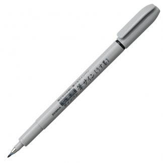 Zebra Zensations Fude Sign Brush Pen - Grey
