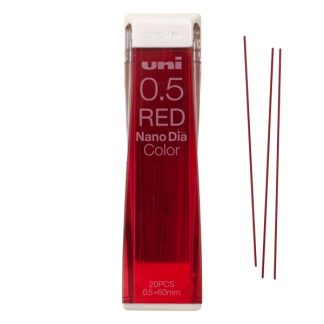 Uniball Nano Dia Mechanical Pencil Lead Red : 0.5mm