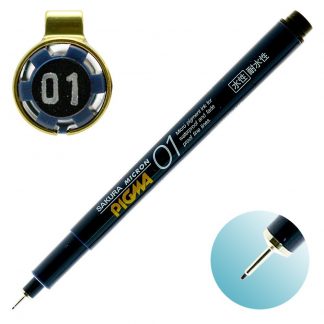 Sakura Pigma Micron Fineliner pen Black :  01