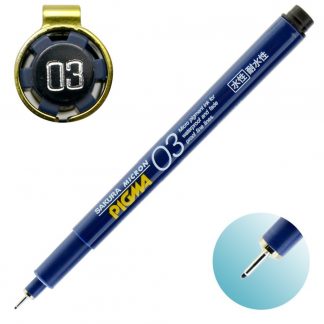 Sakura Pigma Micron Fineliner pen Black :  03