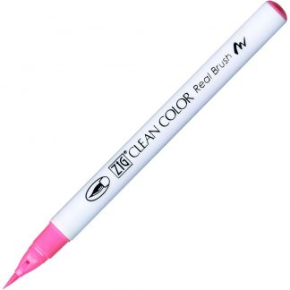ZIG Kuretake Clean Colour Real Brush Pen 003  Fluorescent Pink