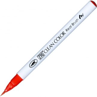 ZIG Kuretake Clean Colour Real Brush Pen 020  Red