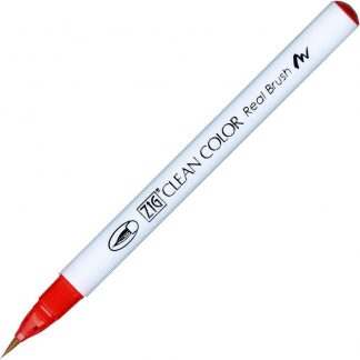 ZIG Kuretake Clean Colour Real Brush Pen 022  Carmine Red