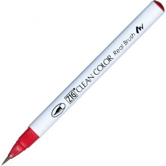 ZIG Kuretake Clean Colour Real Brush Pen 029  Geranium Red
