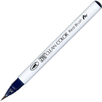 ZIG Kuretake Clean Colour Real Brush Pen 035  Deep Blue