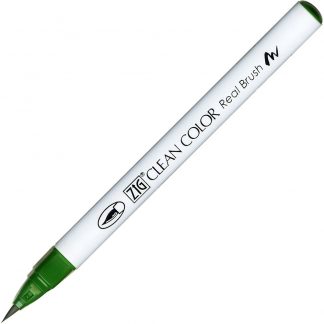 ZIG Kuretake Clean Colour Real Brush Pen 044  Deep Green