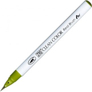 ZIG Kuretake Clean Colour Real Brush Pen 046  Mid Green