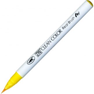 ZIG Kuretake Clean Colour Real Brush Pen 050  Yellow
