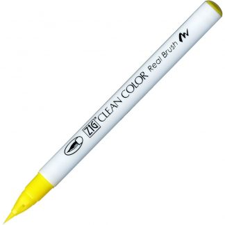 ZIG Kuretake Clean Colour Real Brush Pen 051  Lemon Yellow