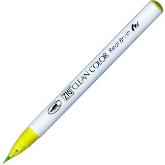 ZIG Kuretake Clean Colour Real Brush Pen 053  Yellow Green
