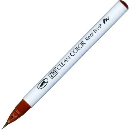 ZIG Kuretake Clean Colour Real Brush Pen 060  Brown