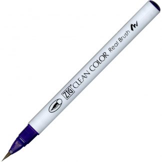 ZIG Kuretake Clean Colour Real Brush Pen 084  Deep Violet