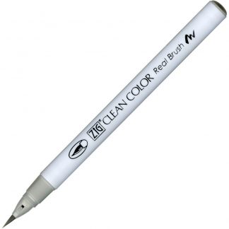ZIG Kuretake Clean Colour Real Brush Pen 091  Light Gray