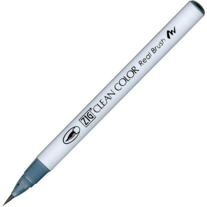 ZIG Kuretake Clean Colour Real Brush Pen 092  Blue Gray