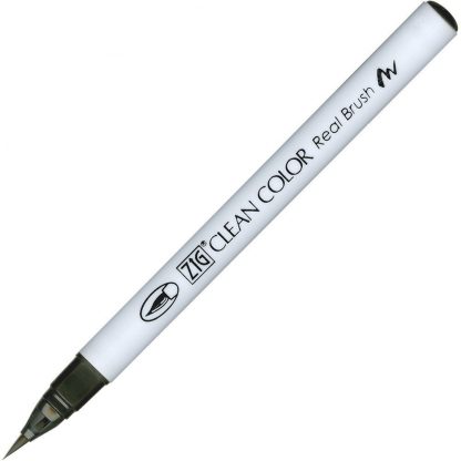 ZIG Kuretake Clean Colour Real Brush Pen 095  Dark Gray