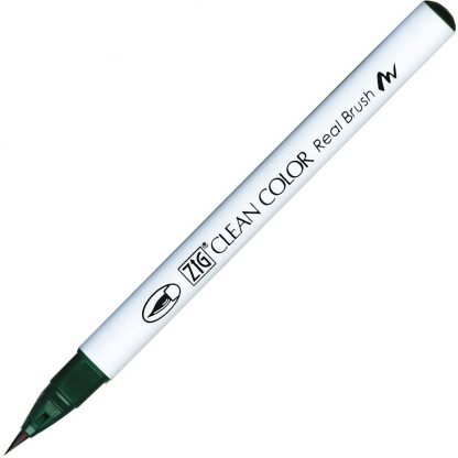 ZIG Kuretake Clean Colour Real Brush Pen 400  Marine Green