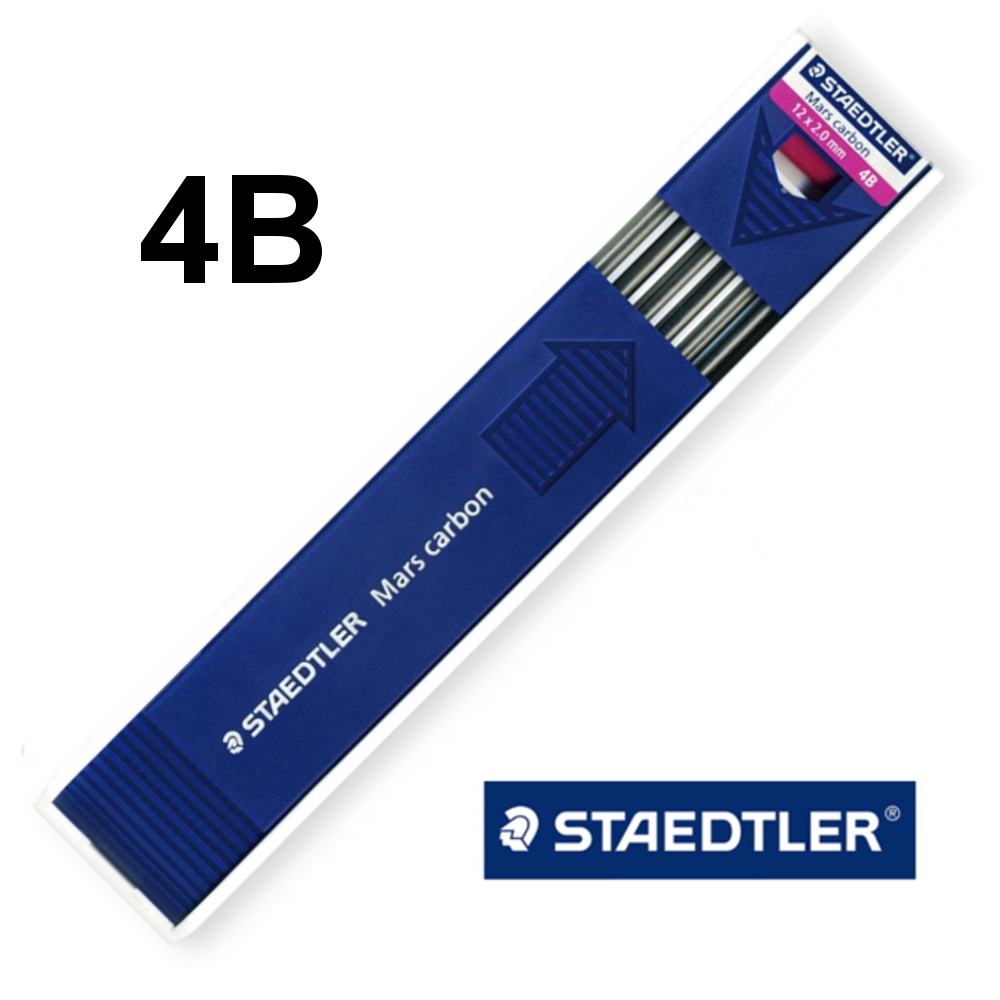 Staedtler Mars carbon 200 (2mm Leads) 4B Manga Arts and Comic Art Gear