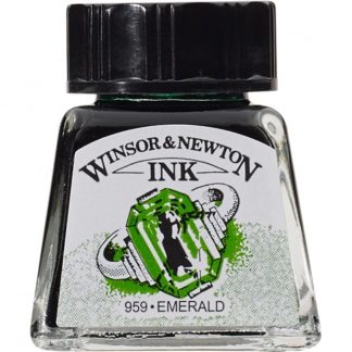 Winsor and Newton Drawing ink 14ml : Emerald