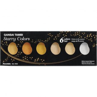 ZIG Kuretake Gansai Tambi 'Starry Colours' 6 set