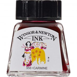 Winsor and Newton Drawing ink 14ml : Carmine